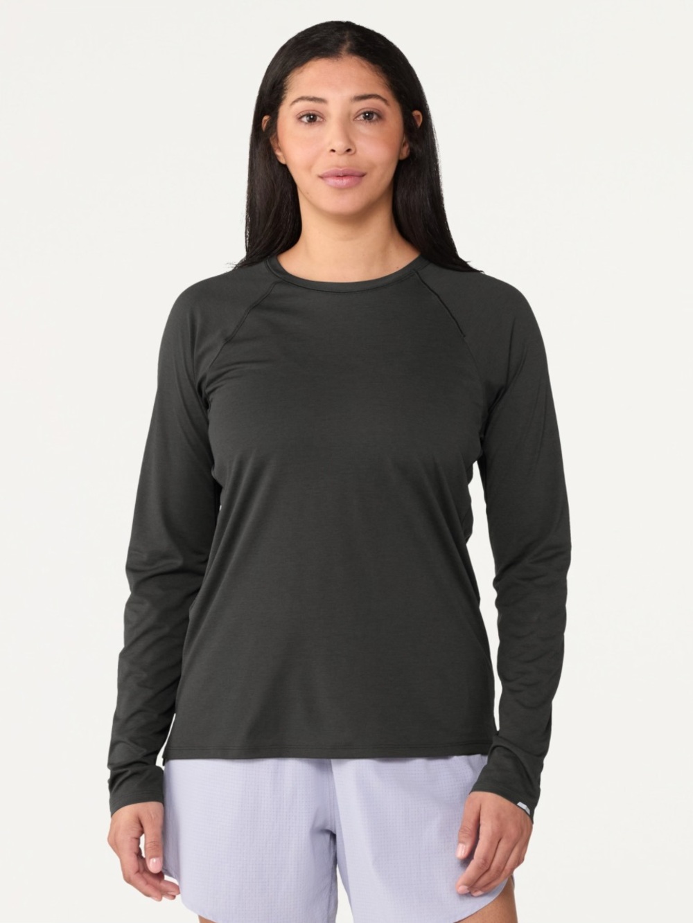 Women’s Long Sleeve Charcoal REI Swiftland Performance Tee - large